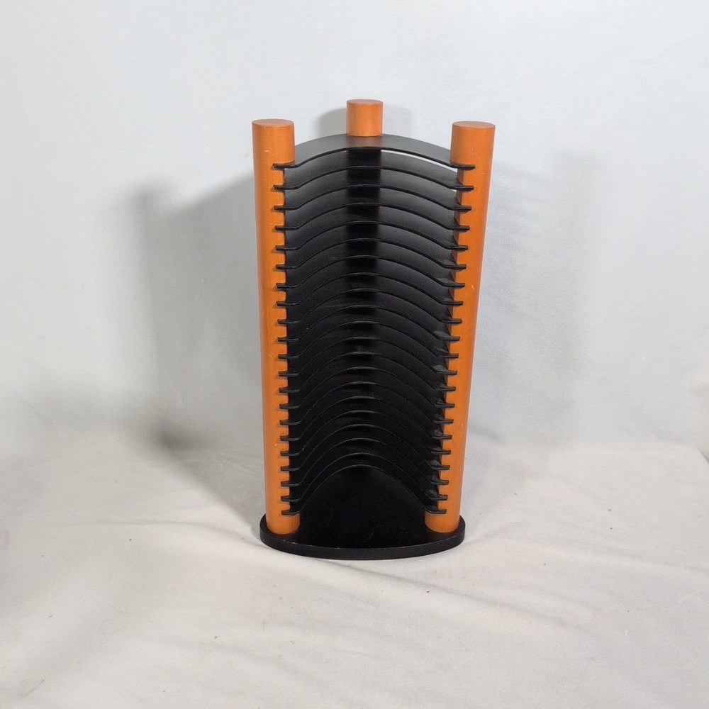 Vintage 20 CD Stackable Tower Rack Holder Organizer Retro 14x7 Atlantic 90s